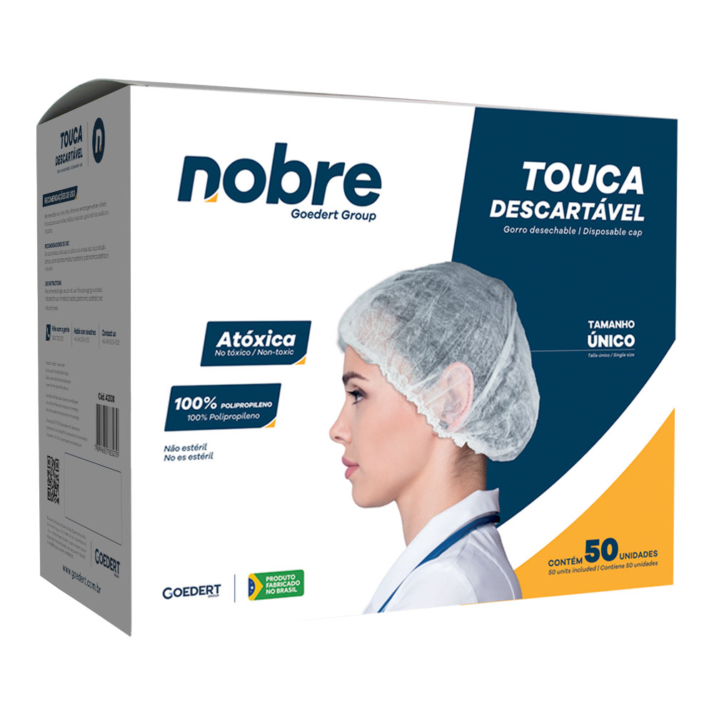 Touca Descartável – Nobre – Caixa com 50und