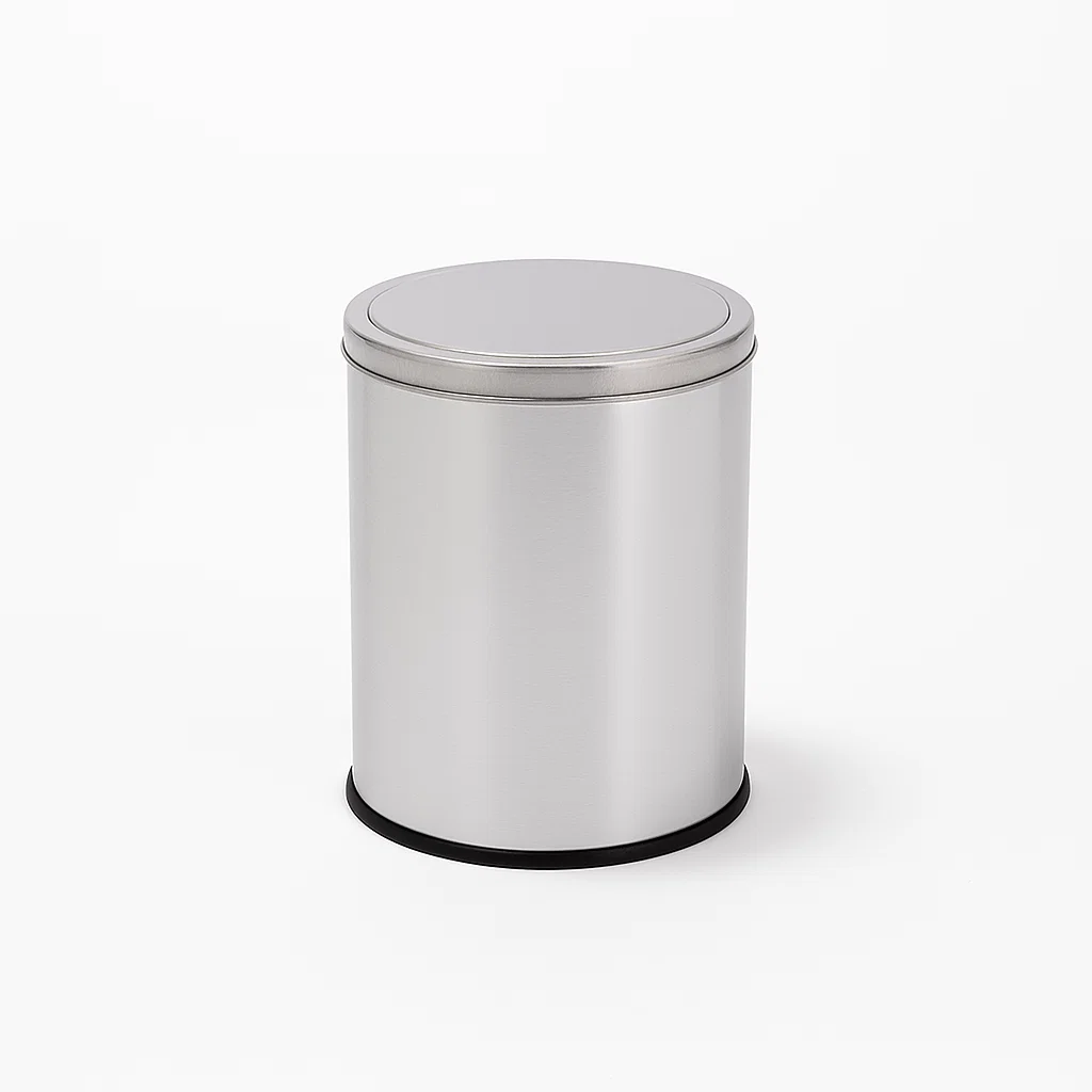 Lixeira Inox Basculante 12L – Mor