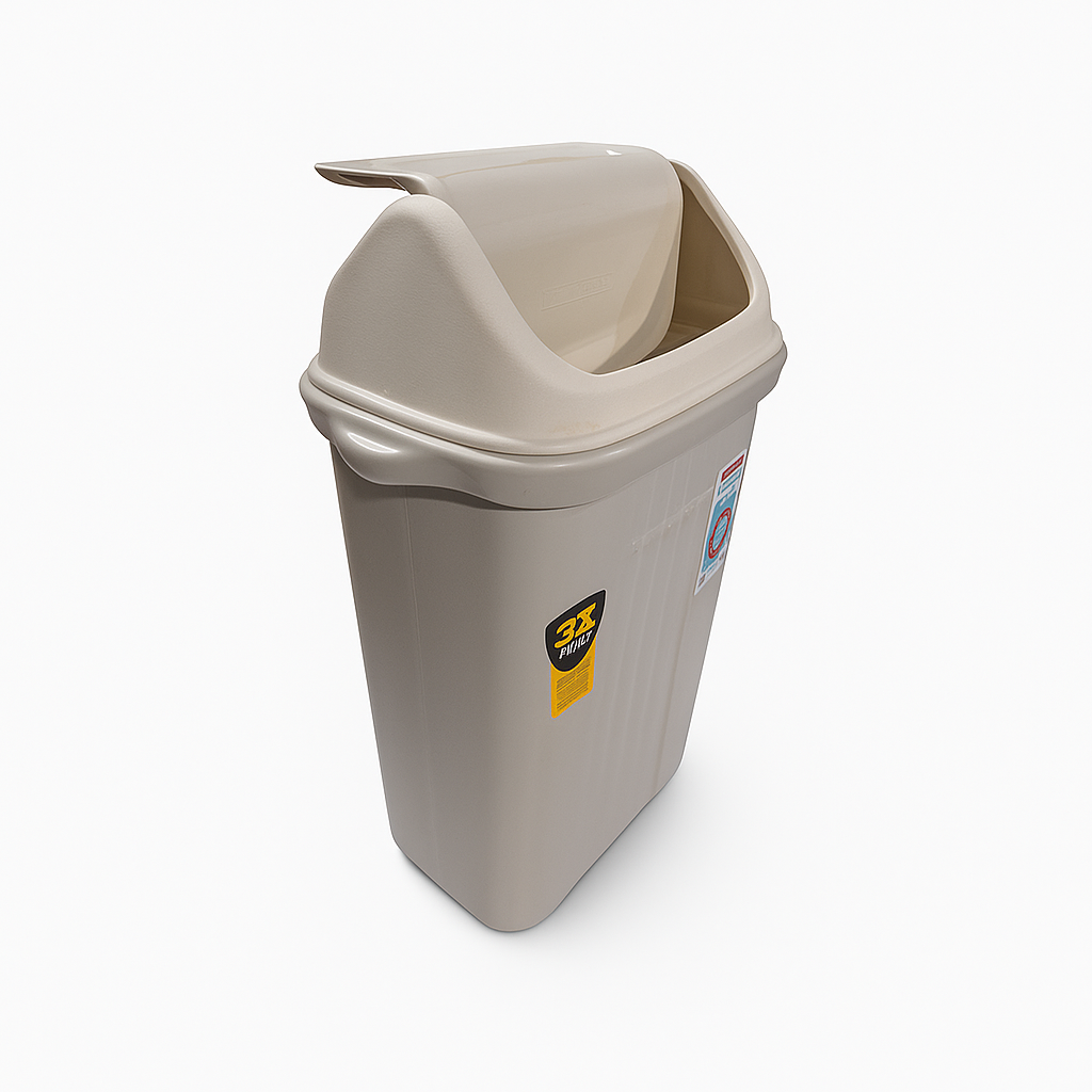 Lixeira Retangular Basculante 10L Sanremo