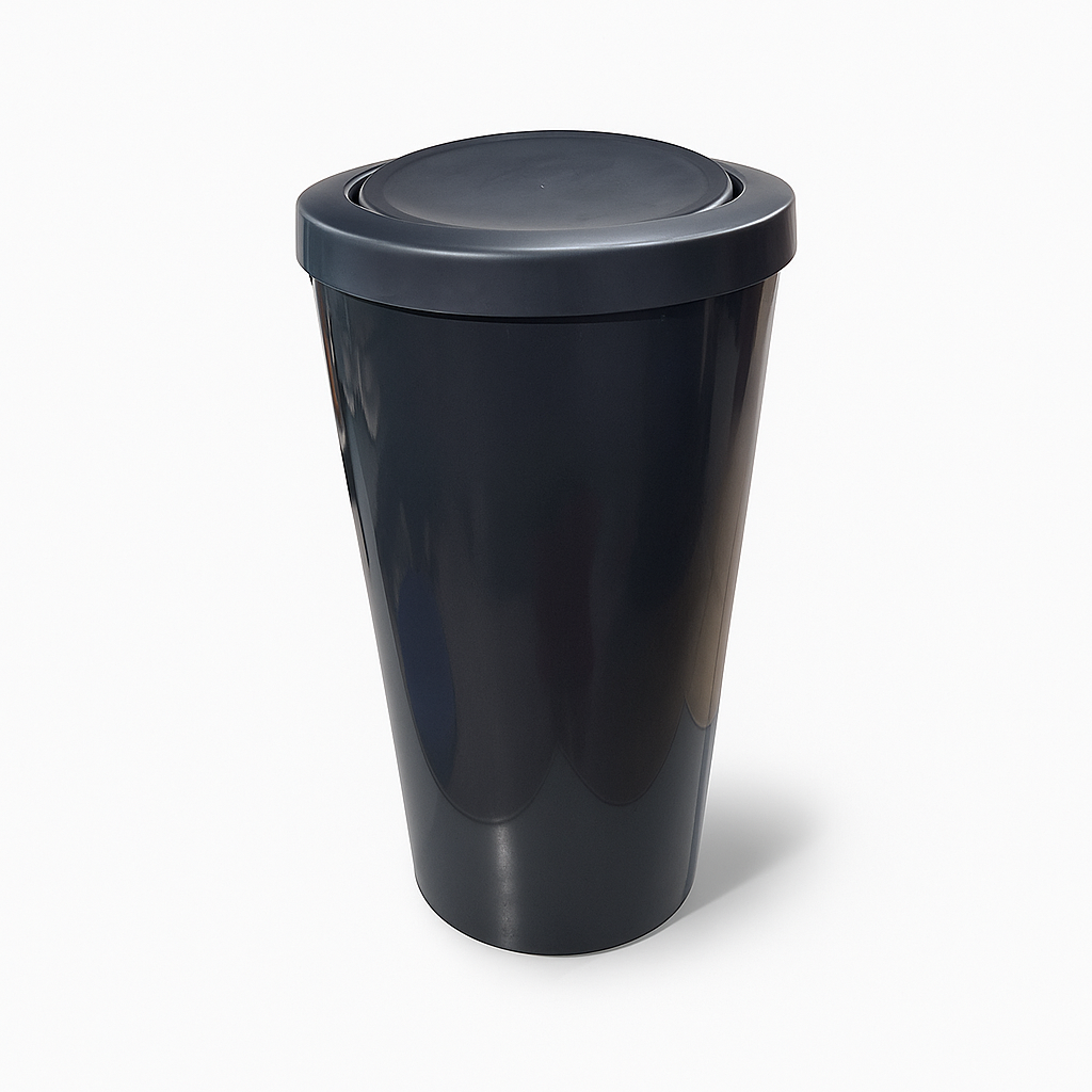 Lixeira Redonda 50L Flip