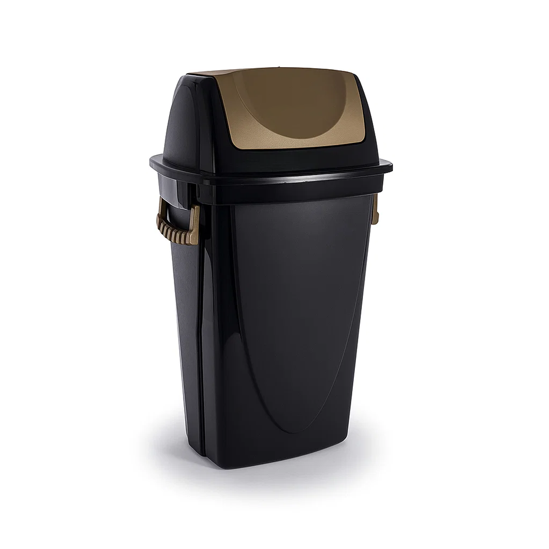 Lixeira E-Black Basculante 28L