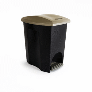 Lixeira E-Black c/ Pedal 15L